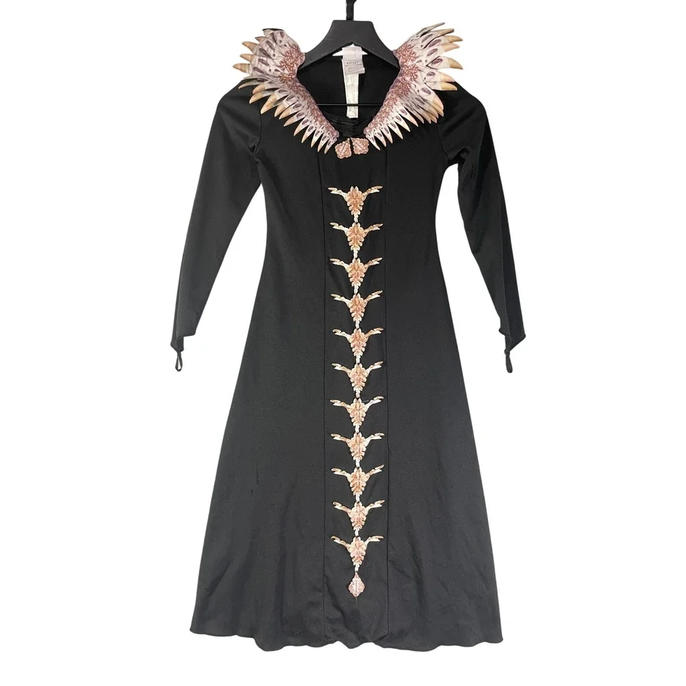 Maleficent Costume Kids Small 4-6 Spirit Halloween Disney Villains Dress